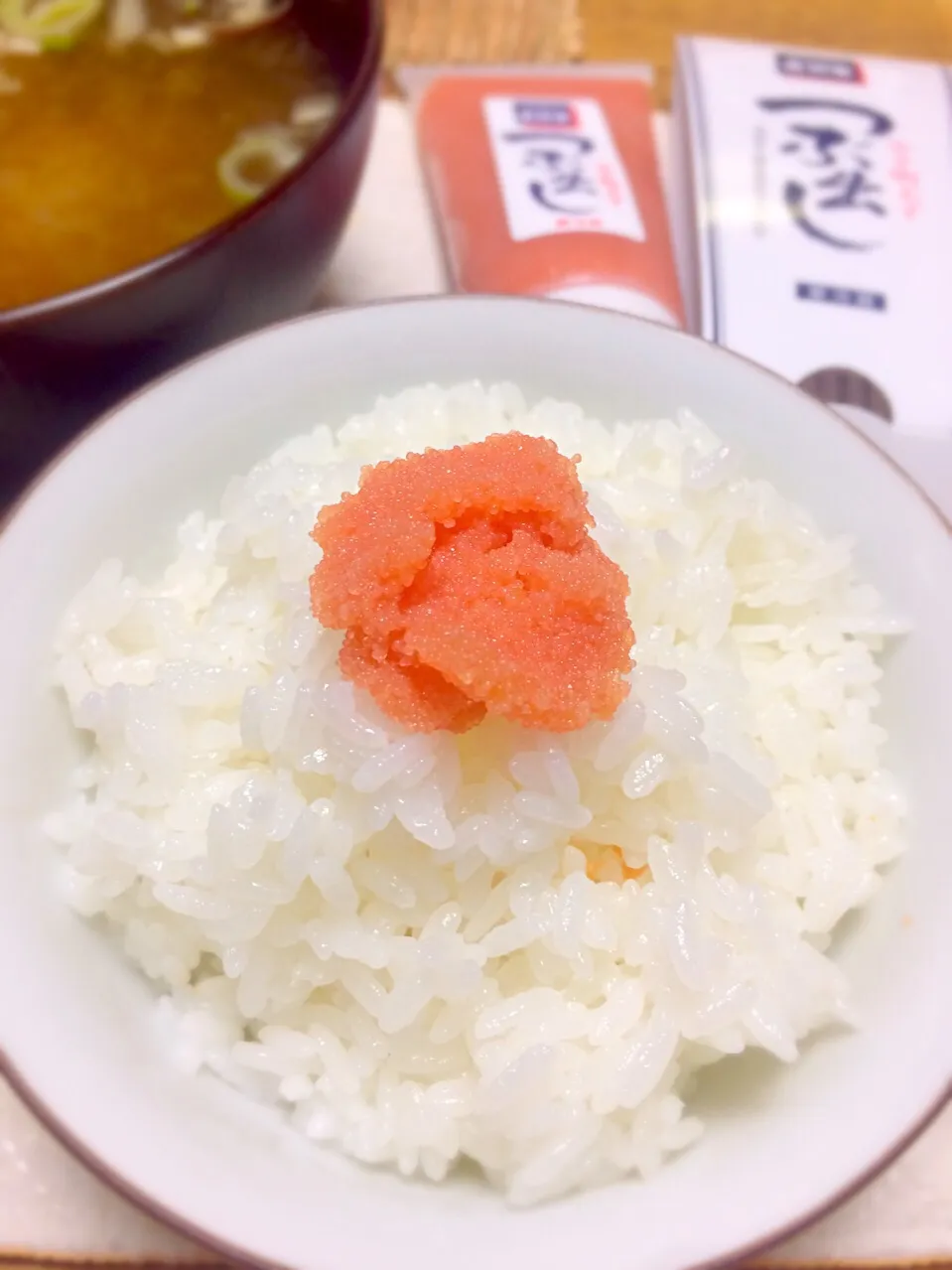 粒出し明太子ごはん
#いただきもの #簡単料理|morimi32さん