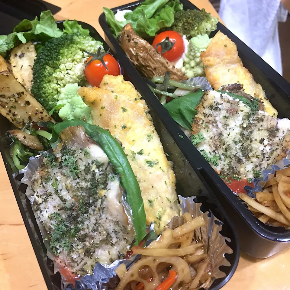 Snapdishの料理写真:今日の親父弁当！|沖縄「ピロピロ」ライフさん