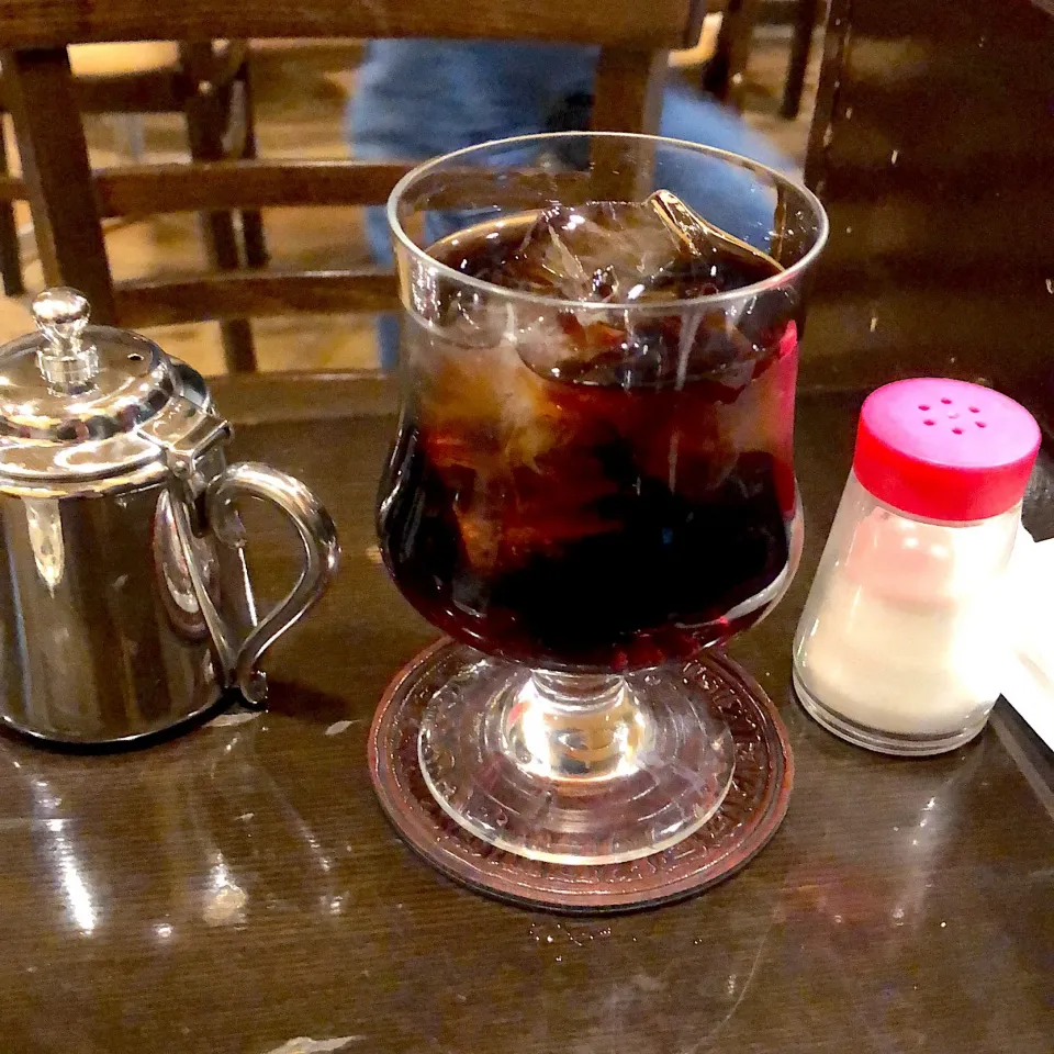 市ヶ谷の昔ながらの喫茶店のアイスコーヒー|XMP8さん