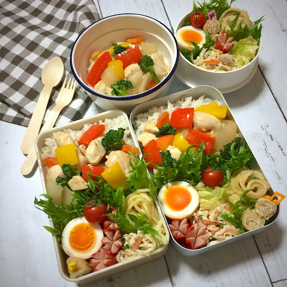 鶏肉と彩野菜の甘酢あんかけ弁当|サリーさん