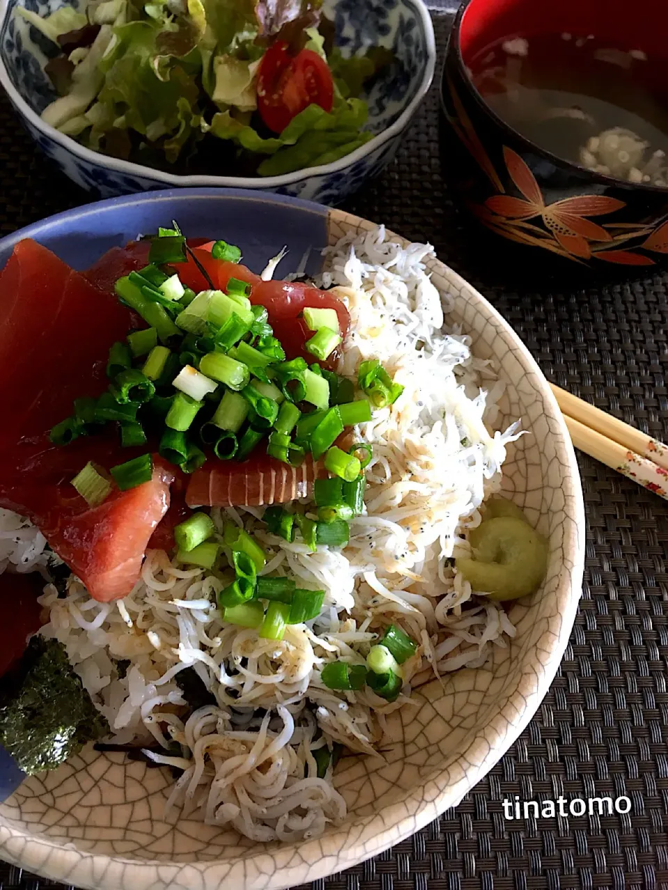 マグロシラス丼ヾ(*´∀｀*)ﾉ|Tina Tomoko😋さん