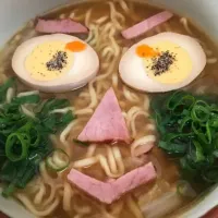 マルちゃん正麺🍜、味噌味❗️(๑˃̵ᴗ˂̵)✨