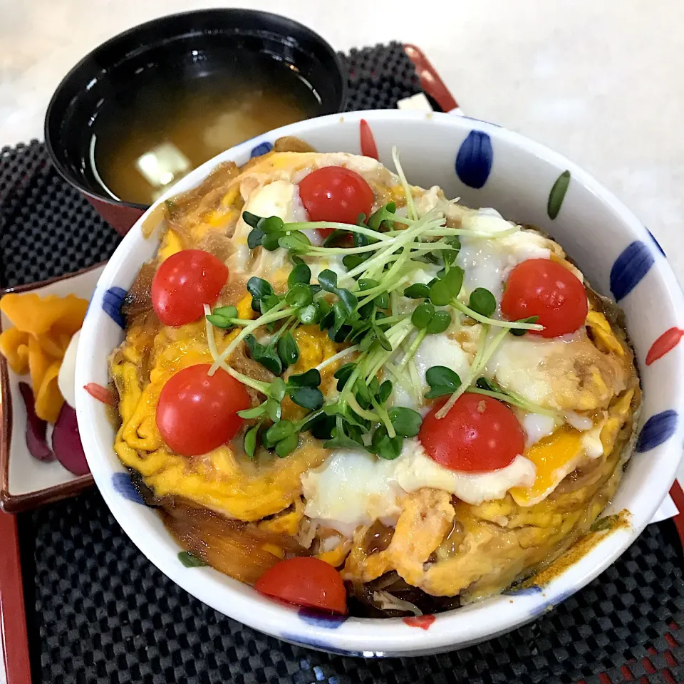 [仮)和風カレーソースカツ丼@後楽(葉山)|塩豚骨さん