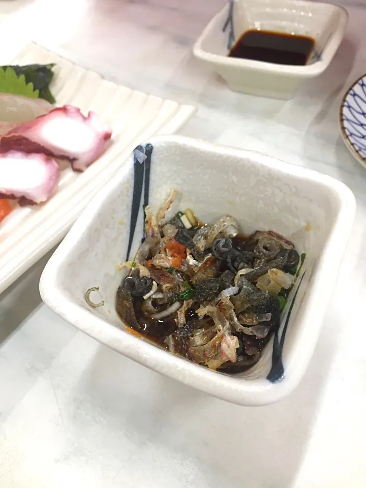 いろんな魚の皮のポン酢和え|marieさん