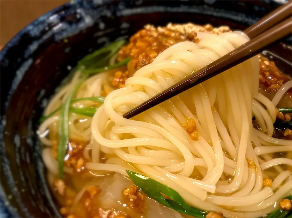 ふろふき大根肉味噌がけ温めん9|半田手延べそうめんの店 阿波や壱兆さん