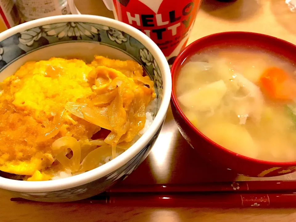 カツ丼とうどん♪|まみみさん