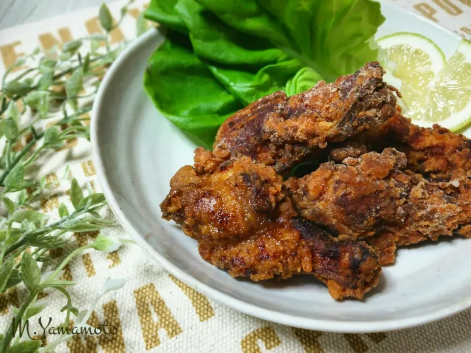 Snapdishの料理写真:カリカリフライドチキンを醤油麹で🍗|真希さん