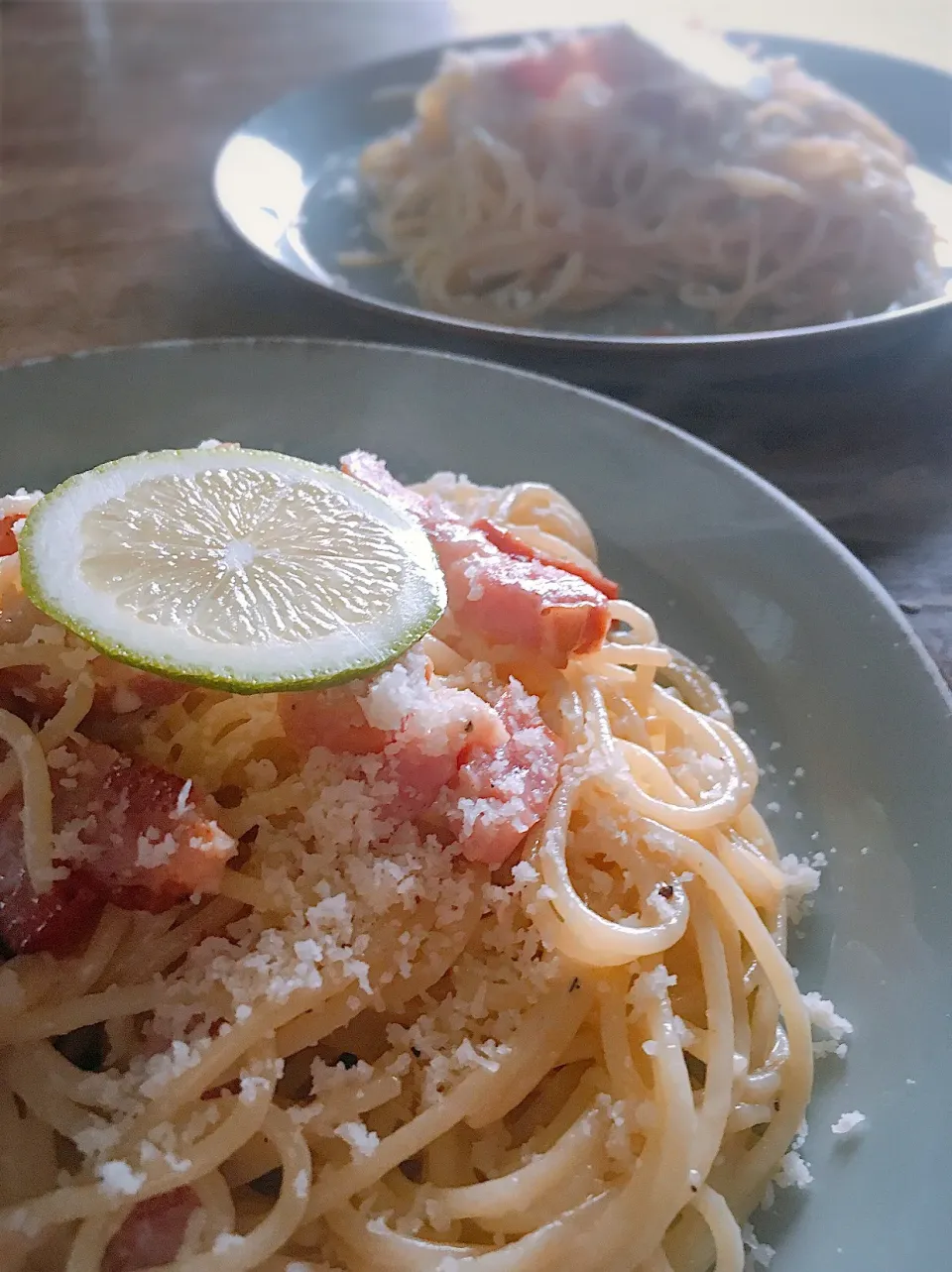 休日のお昼御飯
・レモンクリームパスタ|akiさん