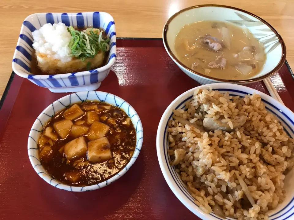 揚げ出し豆腐と麻婆豆腐|手品先輩さん