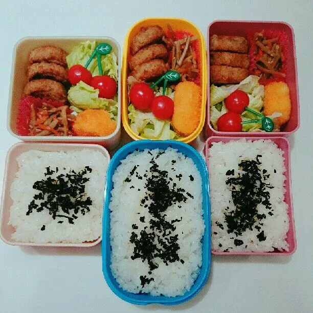 12/4(月)の3人弁当🍱|ふみぃさん