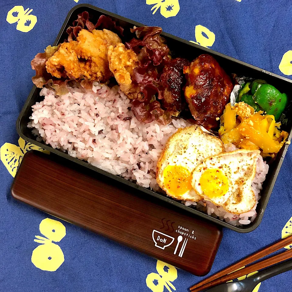 Snapdishの料理写真:高校生男子サッカー部弁当⚽️|Na.aloha.さん