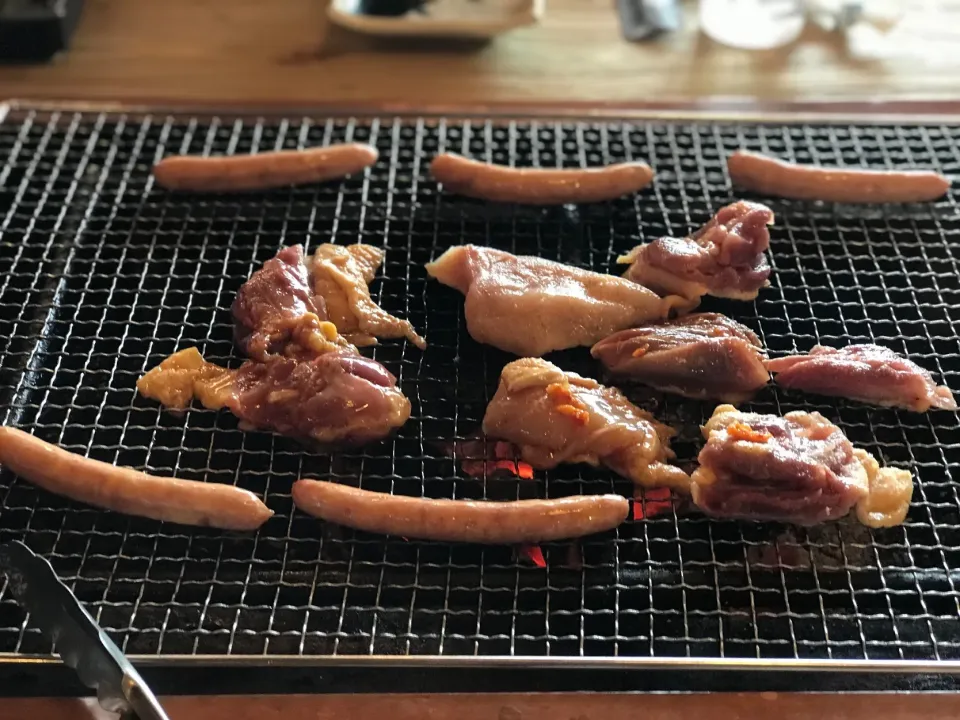 Snapdishの料理写真:地鶏焼きました。
@ろばたやき山ろく|織友さん