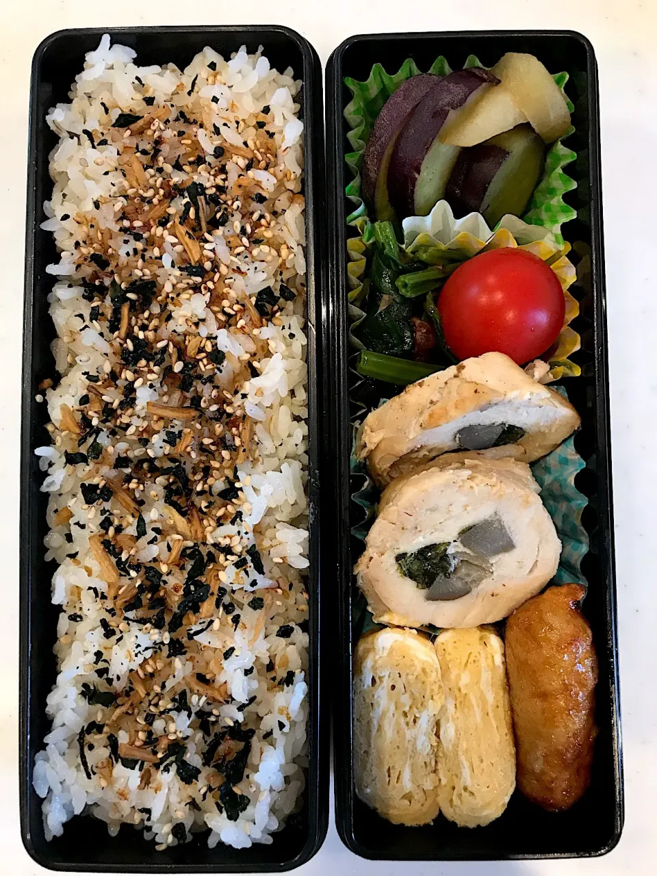 Snapdishの料理写真:2017.12.4 (月) 旦那様のお弁当🍱|あっきーよさん