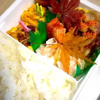 Snapdishの料理写真:#紅葉弁当  (*´U`*)|Ⓜ︎🅰®︎ℹ︎さん