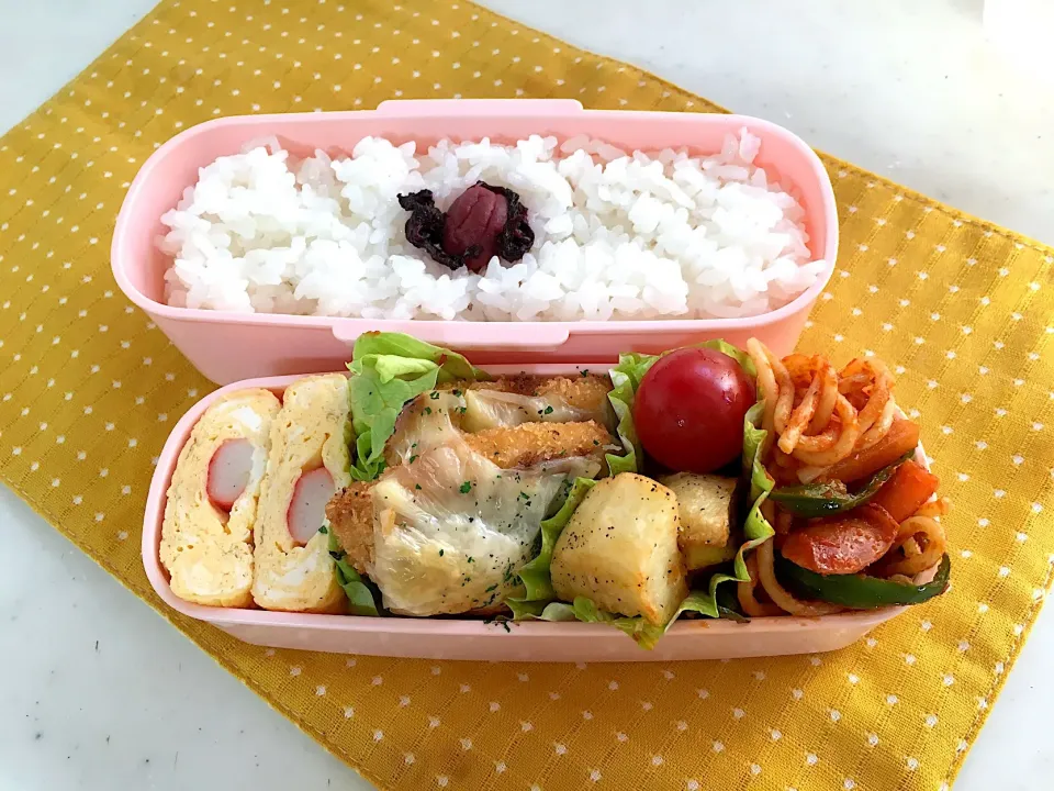 今日のお弁当🍱
チキンフライのチーズ焼き✨|くっきいさん