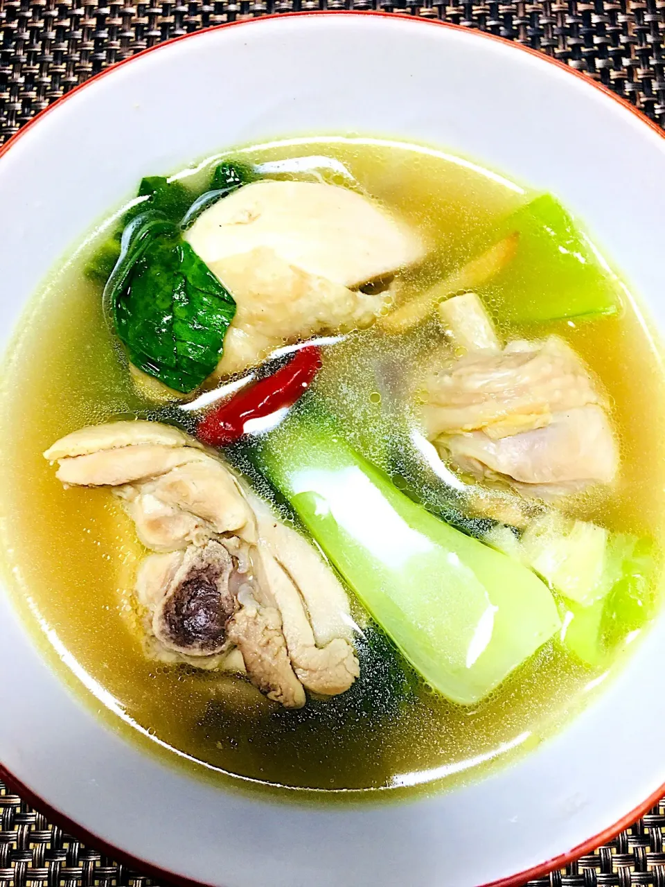 Tinolang manok ( i put bok choy instead of papaya )( Pilipino dish)|cake_28さん