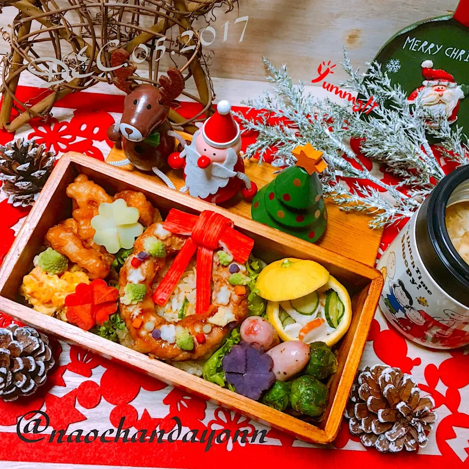 トンデリング  でXmas🎄風お弁当|naochandayonnさん