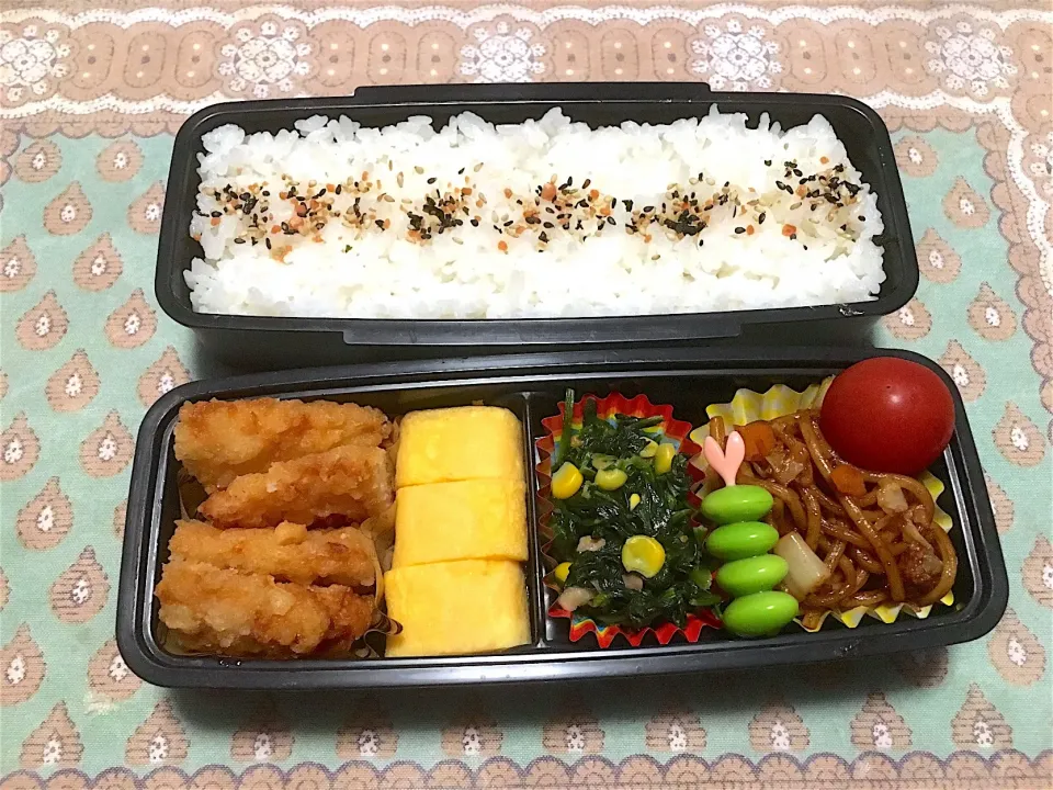 中1男子 弁当🍱|チビミミさん