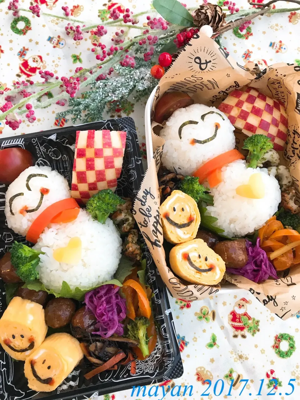 雪だるま⛄️お弁当|まやさん