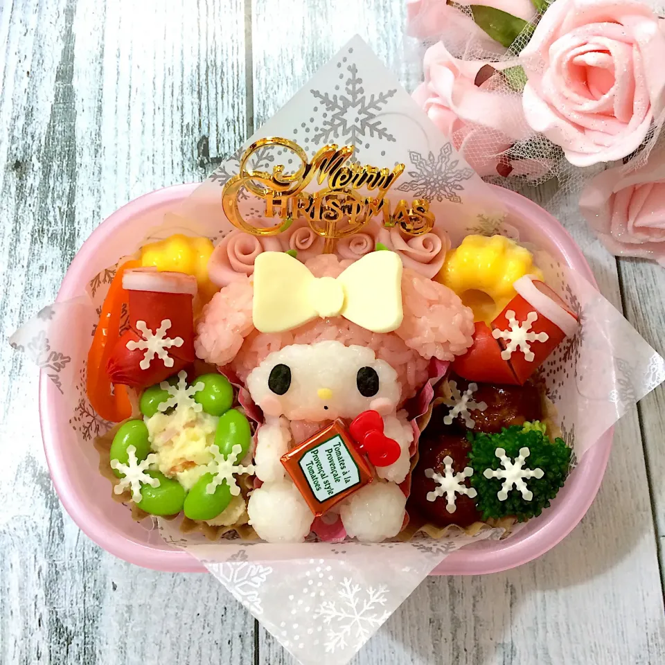 マイメロちゃんのクリスマス弁当🎄|みきさん