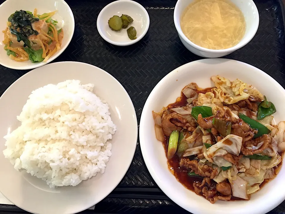 回鍋肉ランチ|まつださんさん