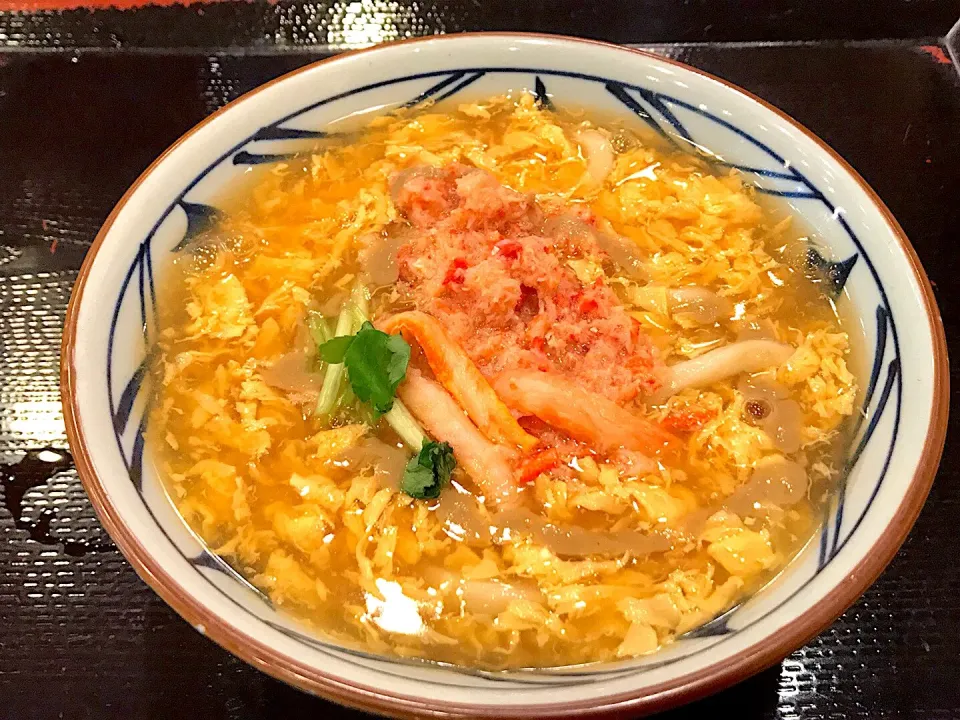 かに玉あんかけうどん|juneさん