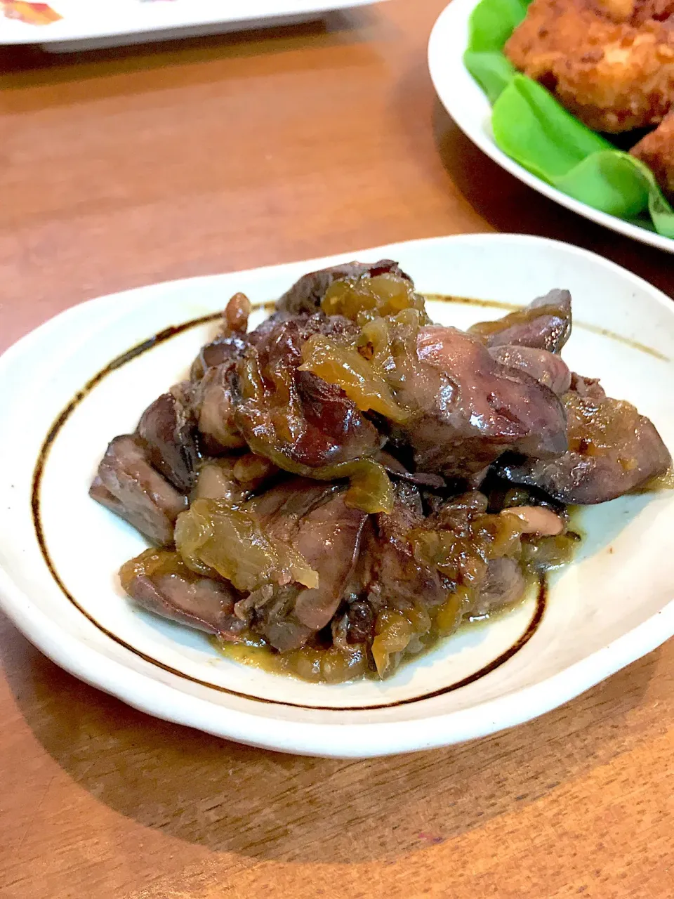 若鶏レバーの甘辛煮|アパッチさん