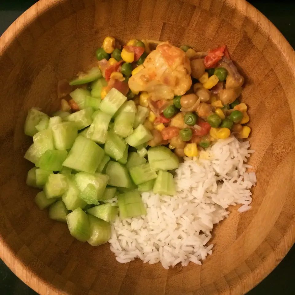 Snapdishの料理写真:Veggies and rice|MissYumYumさん