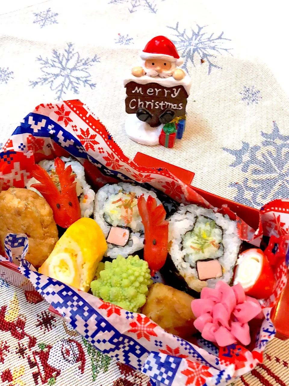 #キャラ弁  #クリスマスお弁当  #娘のお弁当  #学生弁当|Yuki Kawasumiさん