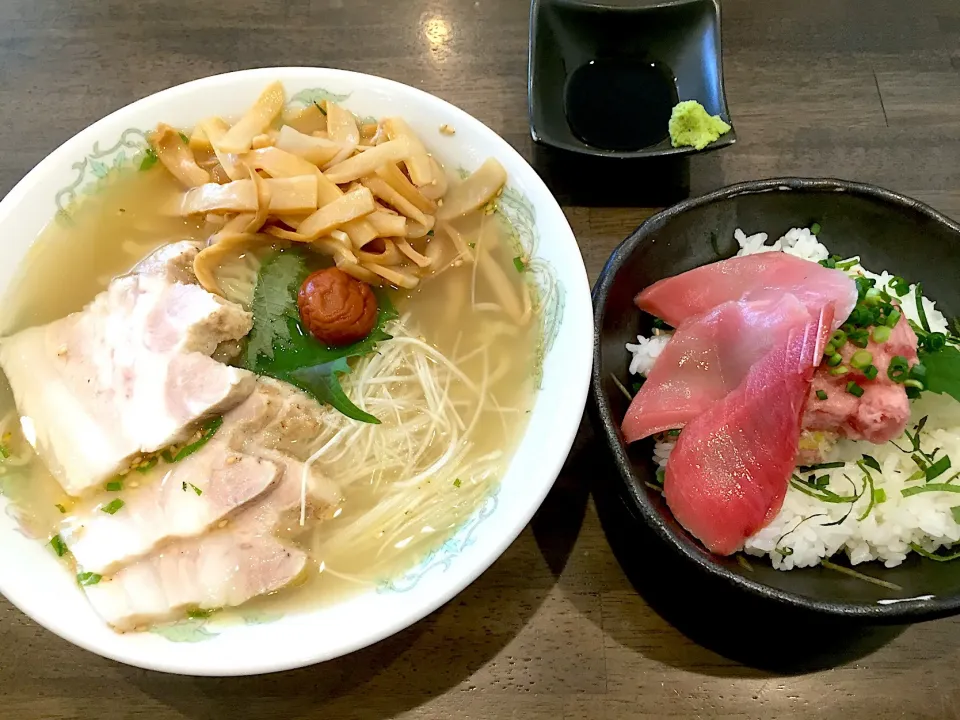 梅塩ラーメン&ミニ鮪丼
佐倉 喜多方食堂|Noriyuki Saitoさん