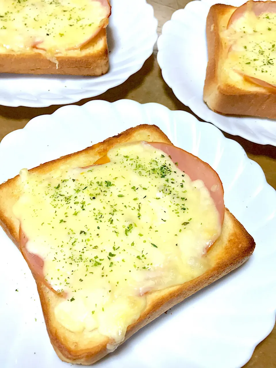 ハムとチーズトーストのマスタード入り💖|Norio Fukudaさん