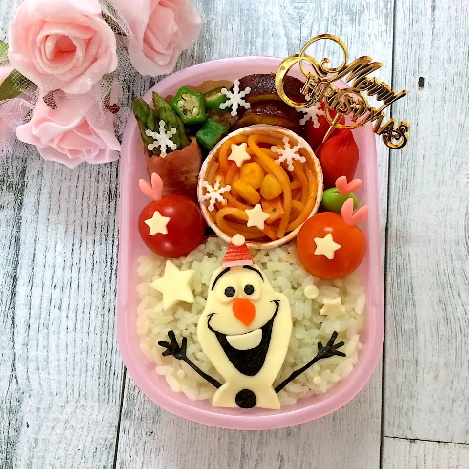 オラフのクリスマス弁当🎄|みきさん