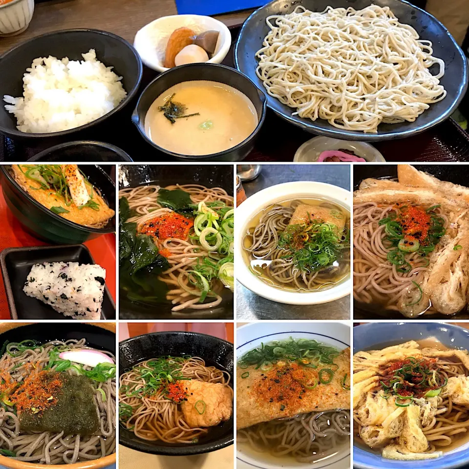 ここ数日間の蕎麦活…１日１〜２回は蕎麦という超偏食状態🤣だから、少しずつ痩せて来てるんだけどなぁ🤔|にゃあ（芸名）さん