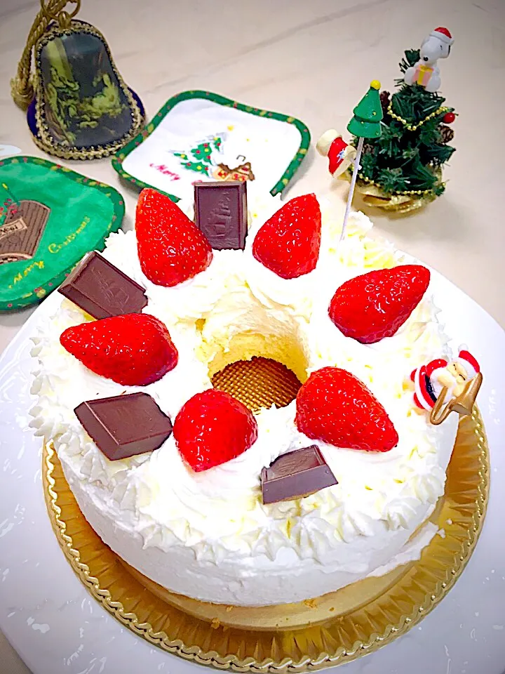 クリスマスシフォンケーキ🎄|keitakumamaさん