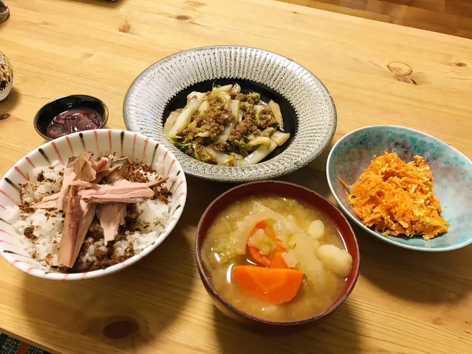 焼津なまり節ご飯定食 相方作|ガク魁‼︎男飯さん