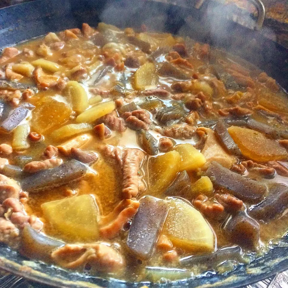 Snapdishの料理写真:箸がとまらん！ホロやわ〜モツ煮 居酒屋風 by ガク魁‼︎男飯|ガク魁‼︎男飯さん