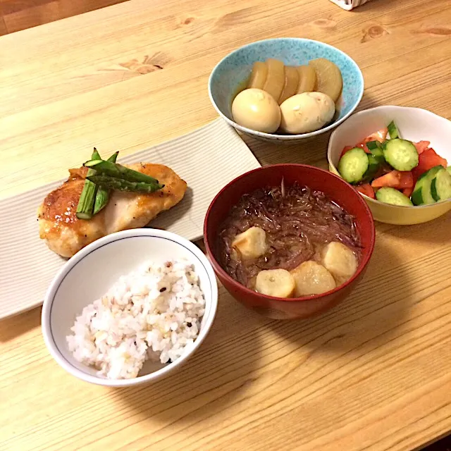 Snapdishの料理写真:相方めし定食|ガク魁‼︎男飯さん