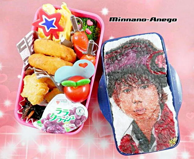 Kis-My-Ft2『北山宏光』弁当
 #オブラートアート
 #オブアート
 #似顔絵弁当|みんなのあねごさん