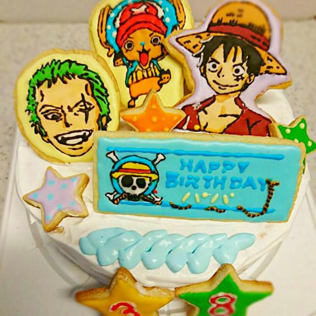 誕生日ケーキ バースデーケーキキャラケーキアイシングクッキー ワンピース Kana Snapdish スナップディッシュ Id Gpgdza