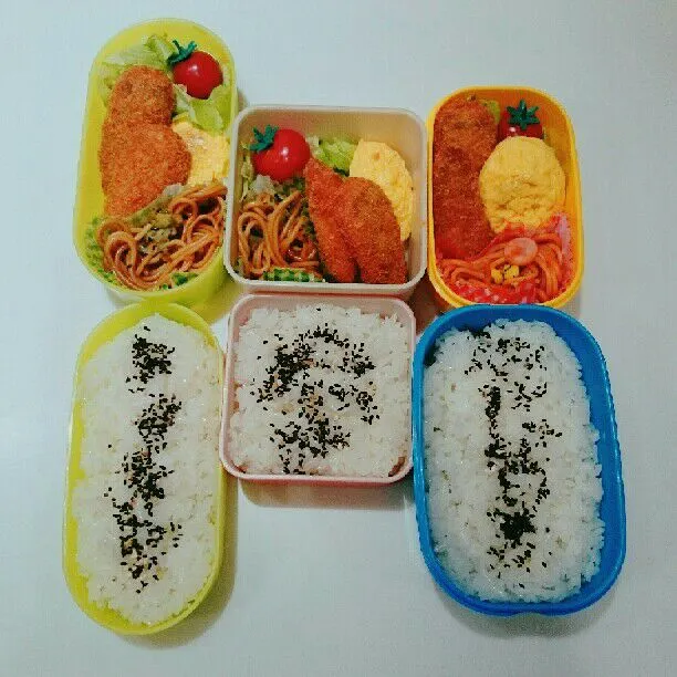 12/8(金)の3人弁当🍱|ふみぃさん