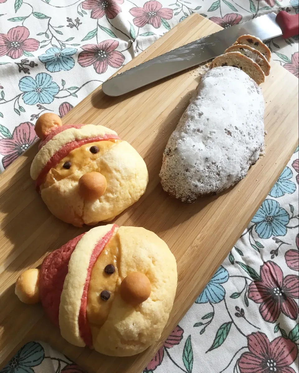 サンタパン&シュトーレン😋🎄|バンビさん