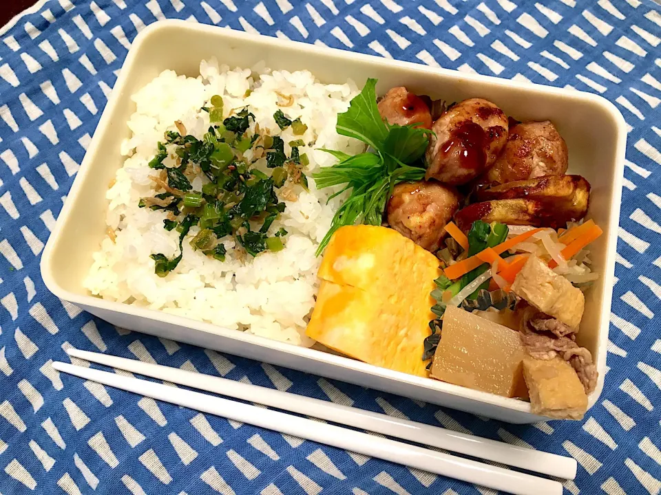 豚肉のチーズ巻きのお弁当。|Chiharuさん