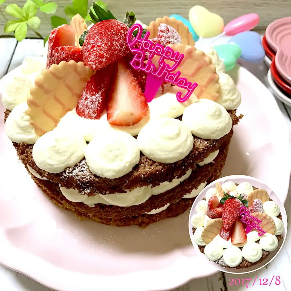 Snapdishの料理写真:♡ﾟ･*.Happy Birthday.*･ﾟ♡12/8|まぁちゃんさん