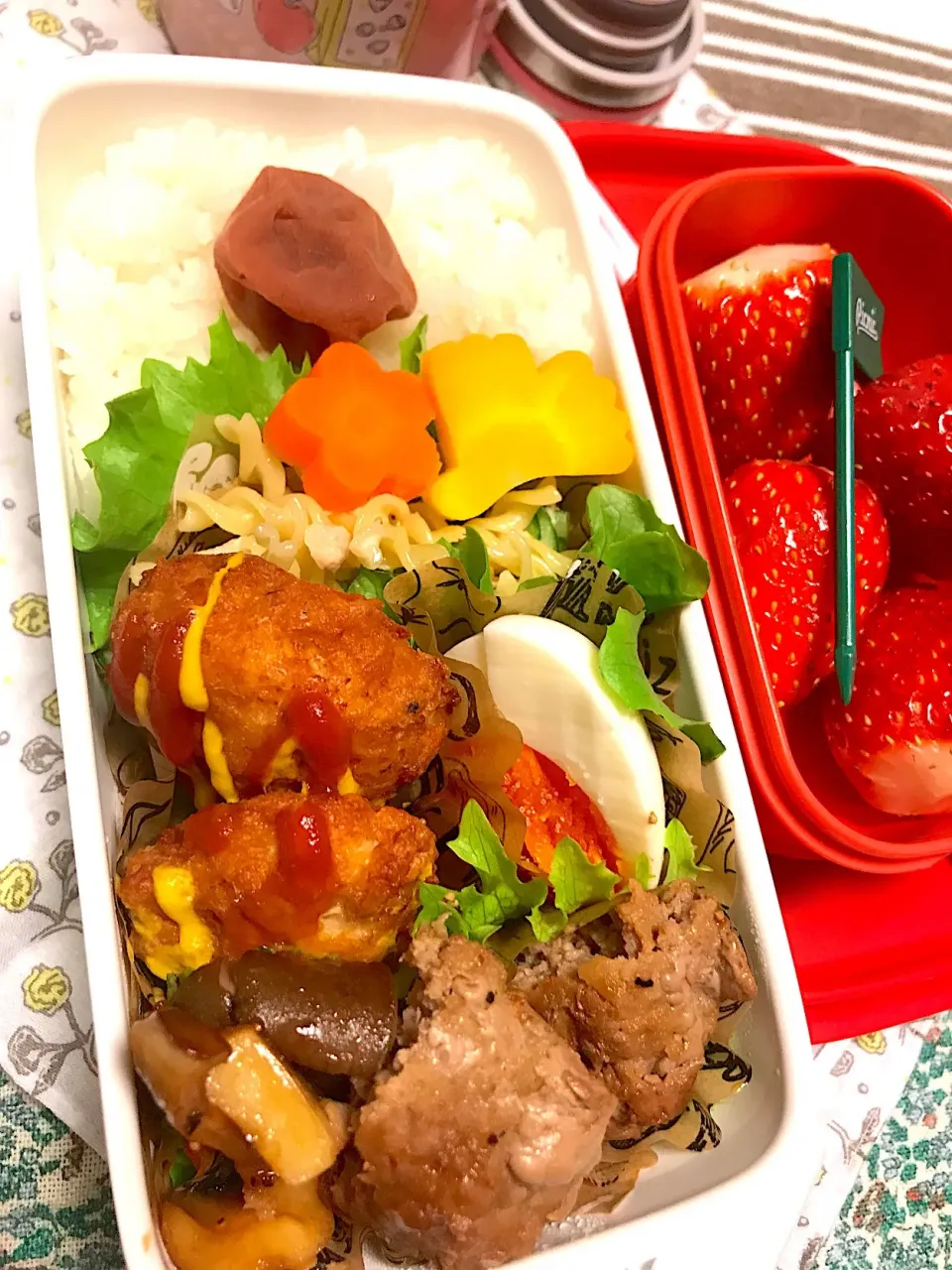 女子高校生用 ハンバーグ弁当|riorieさん