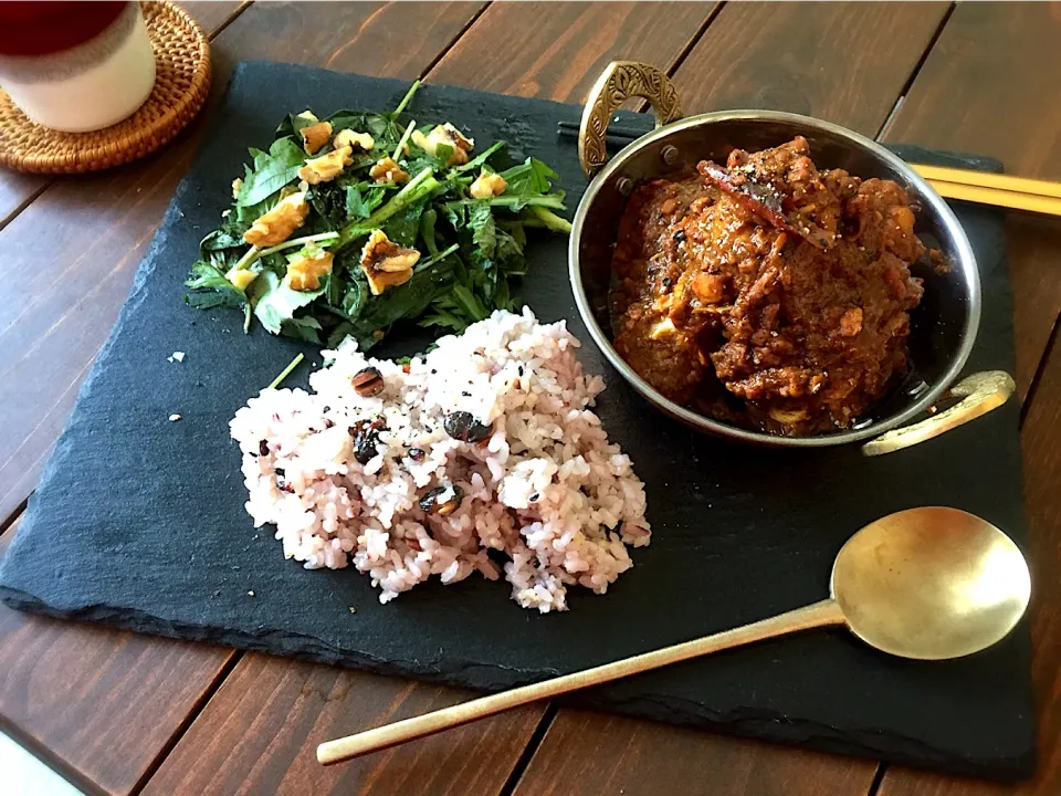 Chicken & Beans Curry Plate 🍛🍴|welcomeizumiさん