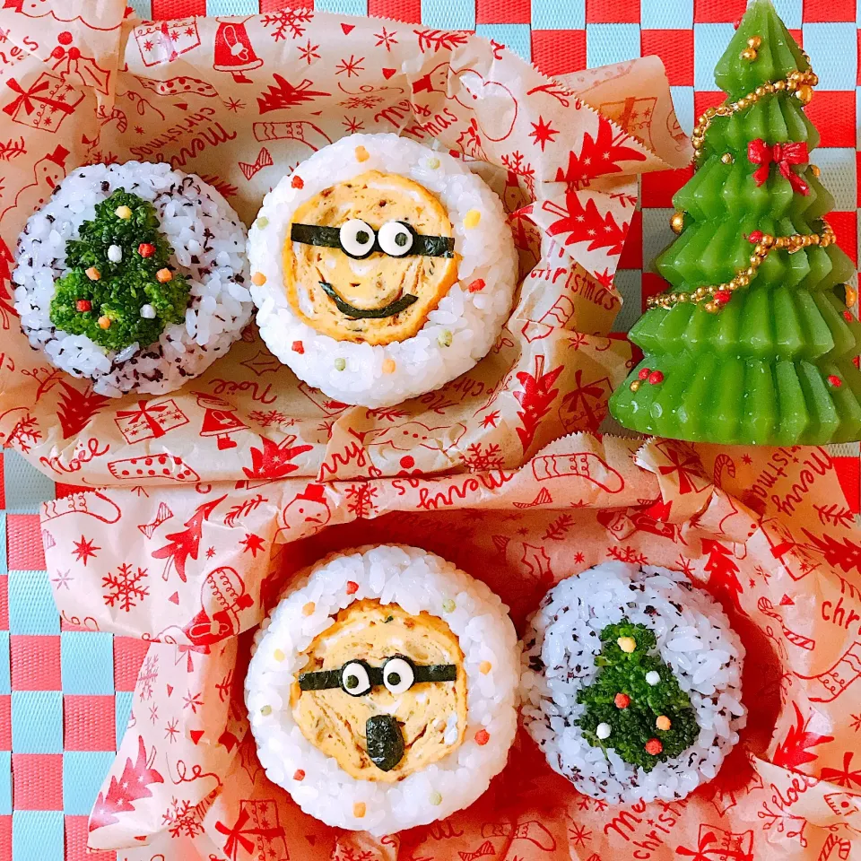 Snapdishの料理写真:☆クリスマスおにぎり☆|chikakoさん