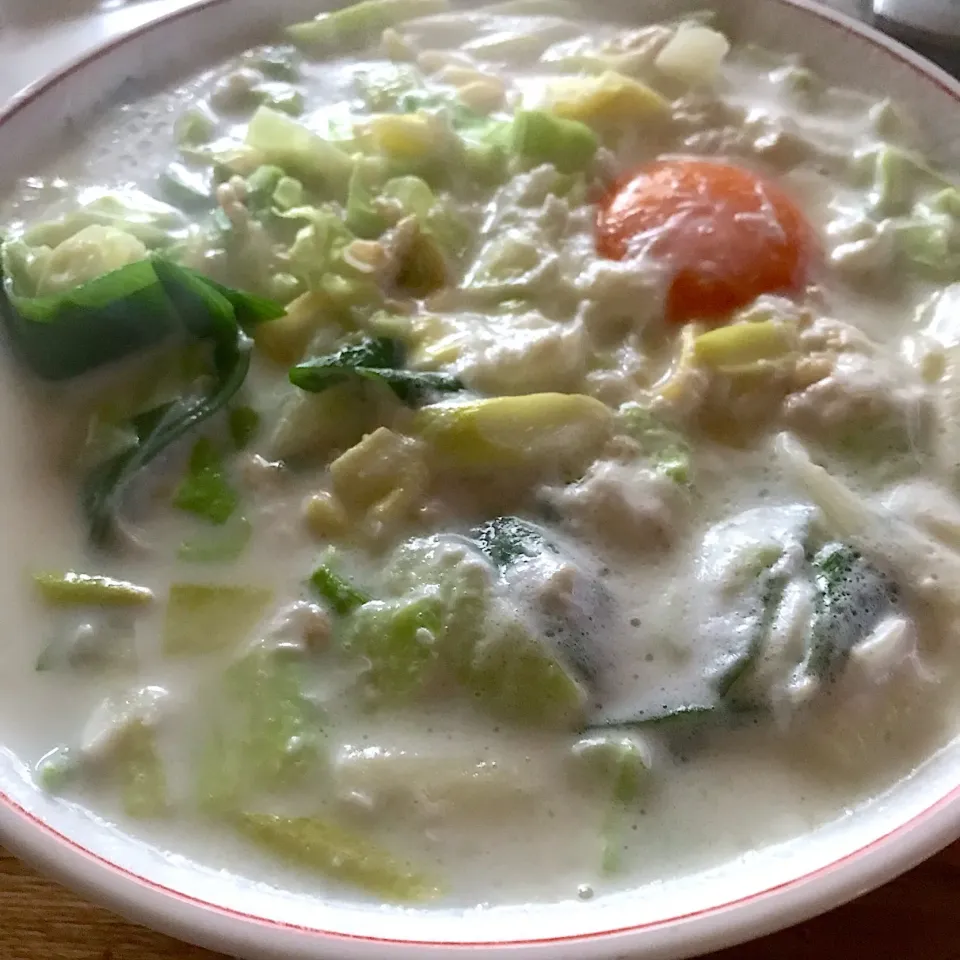 Snapdishの料理写真:ミルクラーメン(◍•ڡ•◍)❤|いつみさん