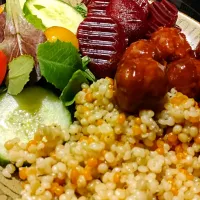 Barbecue Meatballs|Francine Hawkins-Alegehさん