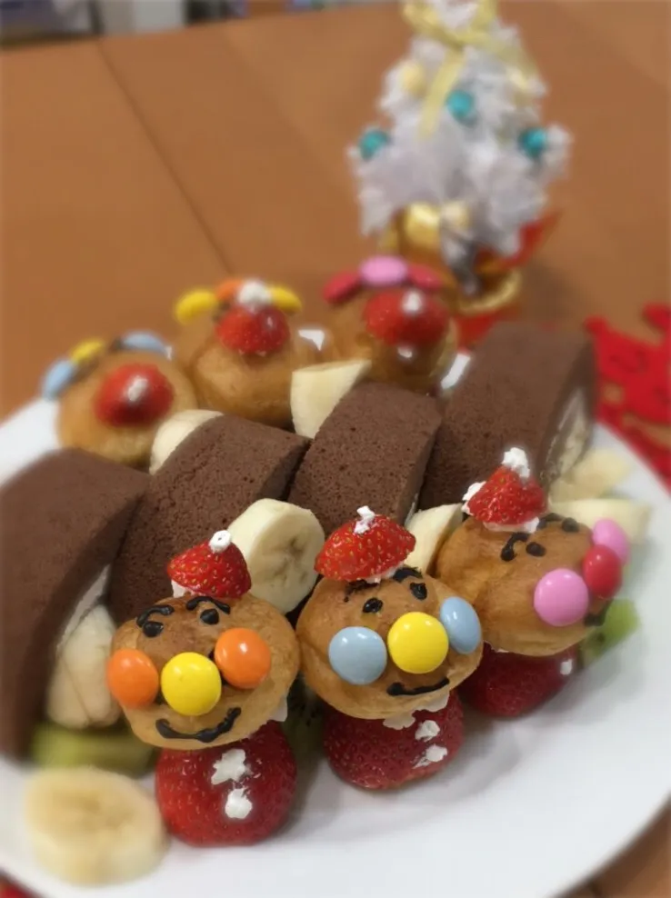 簡単おもてなしクリスマスデザート🍰
子供が大喜び❤️|まいまいさん