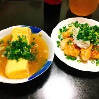 出し巻き玉子と胸肉のおろしポン酢|あみさん